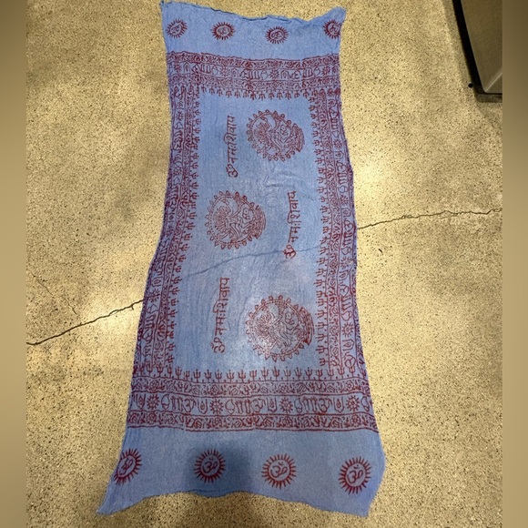 Accessories - light blue cotton prayer shawl